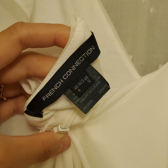 NWOT French Connection Pleated Chiffon Dress - Picture 5 of 5